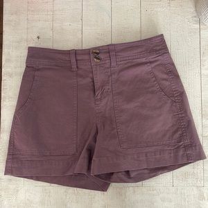 High rise purple shorts size 4